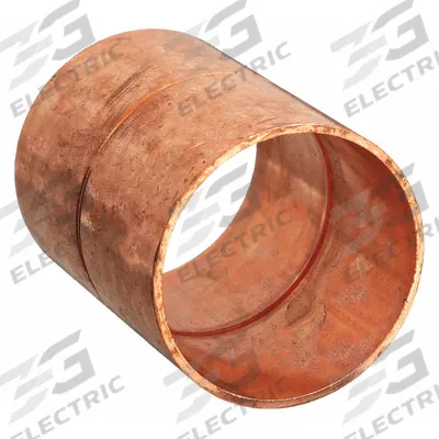 NIBCO Sweat Fitting Coupling: 5/8 in CTS x 5/8 in CTS, Cup x FTG, Dimple Center Stop - Wrot Copper Tube Fittings