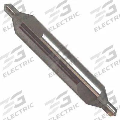 KEO Center Drill: Plain Type, #8, 90°, 4 in Overall Lg - Plain-Tip Center Drills
