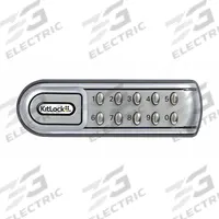 CODELOCKS Electronic Keyless Lock: Powder Coated, Cam Latch, 1 5/8 in Body Ht, 5 3/8 in Body Wd (MPN KL1200SG-RH). Key specifications — Finish: Powder Coated; Latch Type: Cam Latch; Brand: CODELOCKS; Manufacturer Part Number: KL1200SG-RH.