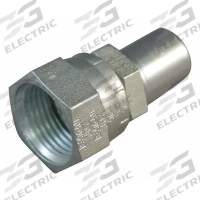 AEROQUIP Hydraulic Crimp Fitting: Steel x Steel, Straight, -16 For Hose Dash Size - Aeroquip Crimp Hydraulic Hose Fittings with JIC Connection