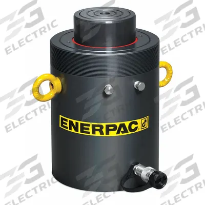 ENERPAC Hydraulic Ram: Single Acting, 100 ton Nominal Capacity, 10 in Nominal Stroke Lg - High Cycle Rams