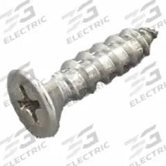 HADRIAN Flat Head Screw: Stainless Steel, Stainless Steel, 10 in Overall Ht, 3/4 in Overall Wd (MPN 620125). Key specifications — Compatible Partition Material: Plastic; Finish: Stainless Steel; Component Type: Flat Head Screw; Brand: HADRIAN.
