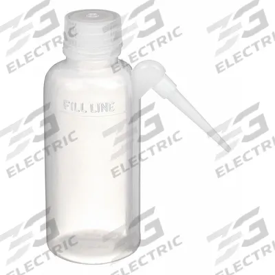 APPROVED VENDOR Wash Bottle: 125 mL, No Imprinting, Colorless, Narrow, Integrated Spout Spout - Narrow Mouthed Integrated Spout Wash Bottles