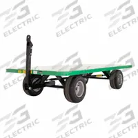 VALLEY CRAFT Quad-Steer Trailer: 1,000 lb Cap, 60 in L x 36 in W x 16 1/2 in H Deck, Steel, Green (MPN F89321). Key specifications — Brand: VALLEY CRAFT; Color: Green; Hitch Type: Pin & Clevis.