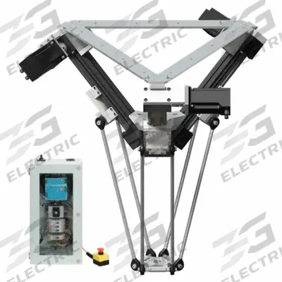 IGUS Multiaxis Robot: 3 Degrees of Freedom, 30 Picks/min, 660 mm Working Dia - Delta Robots