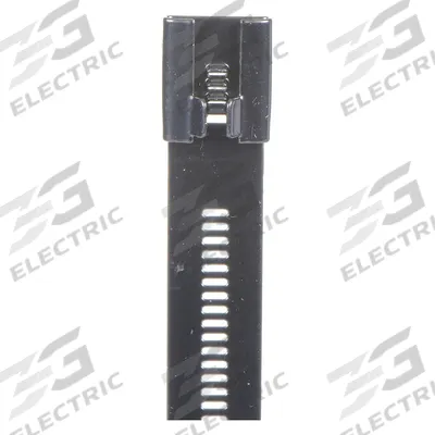 TY-RAP Cable Tie: 6 in Nominal Lg, 2 in Nominal Max. Bundle Dia., 0.29 in Wd, Black - Coated 316 Stainless Steel Cable Ties