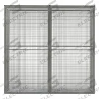 FOLDING GUARD Bulk Storage Locker Starter: 96 in x 37 in x 93 in, 2 Units Wide, Padlock Hasp (MPN LCD-9637SKB3). Key specifications — attr117557: (2) Doors; attr65898: FOLDING GUARD.