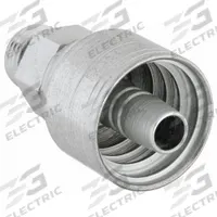 WEATHERHEAD Hydraulic Crimp Fitting: Steel x Steel, Straight, -6 For Hose Dash Size, ORB x Crimp (MPN 06Z-P06). Key specifications — attr296198: Male x Genderless; attr296199: ORB x Crimp; attr296201: 9/16"-18; attr296196: -6; attr303779: WEATHERHEAD.