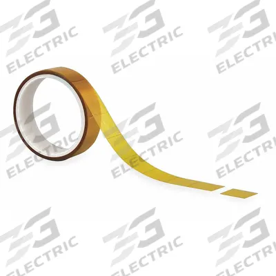 TAPECASE Film Tape: Square, 3/4 in Wd, 3/4 in Lg, 2.5 mil Thick, Polyimide Film - High-Temperature Film Masking Tape Squares