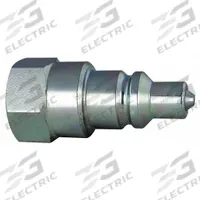 VEKTEK Hydraulic Quick Connect Hose Coupling: 9/16 in Coupling Size, Steel, 5.68 lpm Max. Flow Rate (MPN 30-7727-66). Key specifications — Body Material: Steel; Thread Size: 9/16"-18; Brand: VEKTEK.