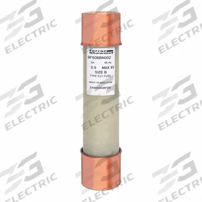 MERSEN Medium Voltage Fuses: 9F60 Series, R-Rated, 5.5 kV AC, 2 A, Gen Purpose - Fast-Acting & General-Purpose Cylindrical Fuses