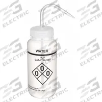 APPROVED VENDOR Wash Bottle: 500 mL, Water, Wide, Std Spout Spout, White, 72.1 mm Body Dia (MPN 24J906). Key specifications — Vented/Nonvented: Nonvented; Body Color: White; Brand: APPROVED VENDOR; Imprinting Group: Waters.