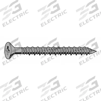 APPROVED VENDOR Concrete Anchor Screw: 1 3/4 in Overall Lg, 3/16 in Dia, Steel, Blue Ruspert - Flat-Head Screw Anchors