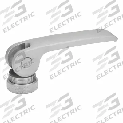 JW WINCO Cam Handle: Adjustable, Stainless Steel, M8, 12 mm Thread Lg - Corrosion-Resistant Cam Levers with Threaded Hole