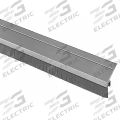 NATIONAL GUARD Door Weatherstripping: Brush Insert, 6 ft Lg, 1 1/4 in Wd, 1 3/16 in Ht (MPN A626A-72). Key specifications — Insert Material: Nylon; Flange Material: Aluminum; Brand: NATIONAL GUARD.