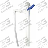 ACTION PUMP Hand Pump: Piston, Pump with Spout, Piston, Polyethylene/Polypropylene, 15 oz per stroke (MPN EZ-55B). Key specifications — Brand: ACTION PUMP; Suction Tube Material: Polypropylene; Housing Material: Polyethylene/Polypropylene; Maximum Flow Rate: 15 oz per stroke.
