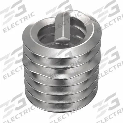 HELI-COIL Helical Insert: Tanged Tang Style, Screw-Locking, #8-32 Thread Size, Plain - Screw-Locking Tanged Helical Inserts