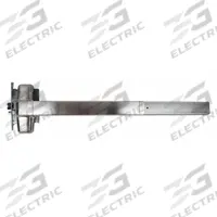 VON DUPRIN Exit Device: Mortise, 3 ft Max Door Wd, Chrome (MPN 9875DT 3 26D). Key specifications — Product Type: Exit Device; Brand: VON DUPRIN; Exit Device Type: Mortise; Outside Trim Type: Dummy Pull; Exit Bar Style: Touchbar; ADA Compliant: Yes.