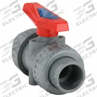 APPROVED VENDOR Manual Two-Way Ball Valve: 1 1/4 in Size, CPVC, Straight, Socket x FNPT, Two-Piece (MPN 4PGC7). Key specifications — Brand: APPROVED VENDOR; Handle: Lever.