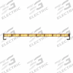 ECCO Warning Light: Combo Warning and Directional Light, Amber/White, 1 13/16 in Overall Wd, LED (MPN ED3180AW). Key specifications — Operating Voltage: 12-24V; Number of Flash Patterns: 23; Includes: Light / Mounting Hardware; Electrical Connection: 18 AWG Wires; Mount Type: Bracket; Brand: ECCO; Shape: Rectangular; Lighting SAE Class Rating: SAE Class 1.