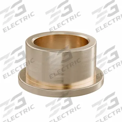 OILITE Flanged Sleeve Bearing: Bronze, SAE 841, 10 mm Bore, 13 mm OD, 8 mm Lg - Lubricated General Purpose Metallic Flanged Sleeve Bearings