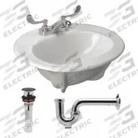 ZURN Bathroom Sink: White, Vitreous China, 20 1/2 in Overall Lg, 17 1/4 in Overall Wd, Wristblade (MPN Z5114.521.1.07.00.0). Key specifications — Includes: Trap; Brand: ZURN; Color: White; Sink Material: Vitreous China.