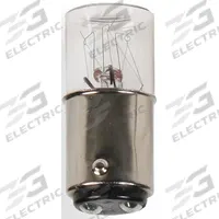 EDWARDS SIGNALING Incandescent Bulb: Incandescent, Double Contact Bayonet (BA15d), (T) Tubular (MPN 2705W48V). Key specifications — Light Color: White; Voltage: 48V AC; Brand: EDWARDS SIGNALING; Bulb Shape: T3-1/4.