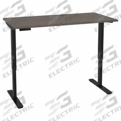 BESTAR Electric Sit-Stand Desk: Bark Gray, Particle Board, 59 1/4 in Overall Wd, Metal, Bark Gray (MPN 65867-47). Key specifications — attr989930: Bark Gray; attr989931: Metal; attr989903: BESTAR; attr989914: Bark Gray; attr989916: Particle Board.
