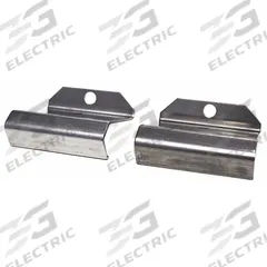 CODE 3 Mounting Bracket: Mounting Bracket, Black, Stainless Steel, 2 5/8 in Lg, 1 13/16 in Ht (MPN GUTTERHK). Key specifications — Color: Black; Brand: CODE 3; Material: Stainless Steel; Product Type: Mounting Bracket.