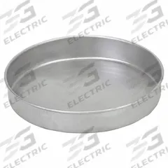 CHICAGO METALLIC Round Cake Pan: Round Cake Pan Pan, Aluminized Steel, Uncoated, 12 in Overall Dia (MPN 41220). Key specifications — Bead Closure: Closed Bead; Coating: Uncoated; Pan Style: Round Cake Pan; Perforation: Solid; Brand: CHICAGO METALLIC; Color: Silver; Material: Aluminized Steel; NSF Certified: No.