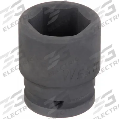 WESTWARD Impact Socket: 3/4 in Drive Size, Metric, 35 mm Socket Size, 6-Point, Std - 3/4" Drive Impact Sockets