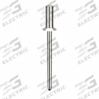 Blind Rivet,1 17/39" L,0.124" dia,PK500: Inch, 1 7/16 in Overall Lg, 11/32 in Body Lg, Plain, 500 PK (MPN AK42H201). Key specifications — Brand: POP AVDEL.