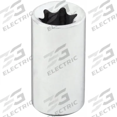 WESTWARD Socket: 1/4 in Drive Size, E10 Socket Size, External Torx, Std - 1/4" Drive External Torx Hand Sockets