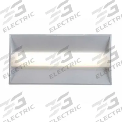 LUMINATION Recessed Troffer: 4 ft Lg, 2 ft Wd, 4,000 lm, 3500K, 33.5 W, 120 to 277V AC - 2 ft. x 4 ft. LED Center-Basket Troffers