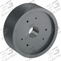 APPROVED VENDOR V-Belt Pulley: 5V1870, 10 Groove, 18.7 in OD, Bushed Bore, J, Quick Detachable (MPN 105V1870J). Key specifications — Pulley Industry Number: 5V1870; Pitch Diameter: 18.7 in (5V); For Belt Section (broad, with similar types): 5V or 5VX.