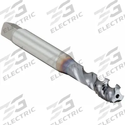 OSG Spiral Flute Tap: M8x0.75 Metric, D4 / 4H-6H, 3 Flute - Spiral-Flute Taps for Steel & Stainless Steel