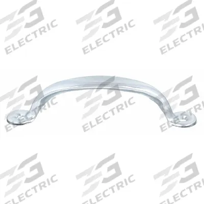 APPROVED VENDOR Pull Handle: Unthreaded Holes, Steel, Silver, #6 Screw Size - Standard Pull Handles