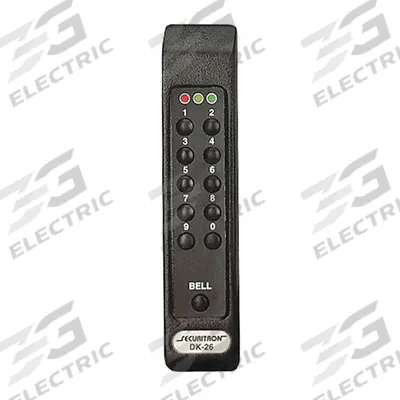 SECURITRON Keyless Access Control Keypad: 7 in Ht, 7/8 in Dp, 1 1/2 in Wd, Stainless Steel - Keypads