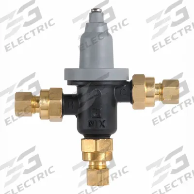 BRADLEY Thermostatic Mixing Valve: 3/8 in Inlet Connection Size - Point-of-Use Mixing Valves