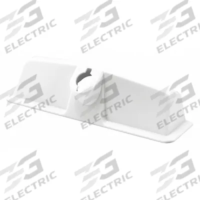 TRUE HARDWARE Operator Cover: 5 1/4 in Overall Lg, White - Awning & Casement Window Operator Covers