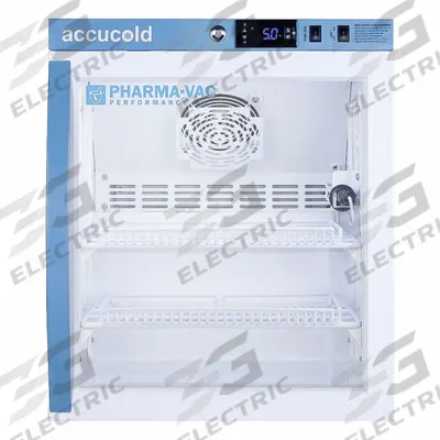 ACCUCOLD Vaccine Refrigerator: 2 cu ft, Upright, 2°C to 8°C, 23 1/4 in Overall Dp - Pharmacy & Vaccine Refrigerators