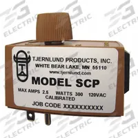 Speed Control: Dial, 1 Switches or Dials, 125V AC, Plastic Plate, Black Plate, 3 A, Black Plastic (MPN SCP). Key specifications — Brand: TJERNLUND; Reversible: Not Reversible; Input Voltage: 125V AC; Compatible with Series: PS1503; Plate Material: Plastic.