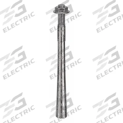 MKT FASTENING Wedge Anchor: 12 in Overall Lg, 3/4 in Dia, 3/4"-10 Thread Size, 2 in Thread Lg - 18-8 Stainless Steel Wedge Anchors
