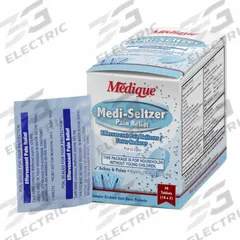 MEDIQUE Antacids and Indigestion: Unflavored, 18 Individual Doses (MPN 12520). Key specifications — Purpose: Indigestion; Manufacturer Part Number: 12520; Brand: MEDIQUE; Format: Tablet; Unit Dose: Sodium Bicarbonate: 1916 mg; Displayed Brand: MEDIQUE; Active Ingredient: Citric Acid; Flavor: Unflavored.