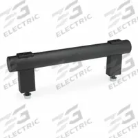 JW WINCO Pull Handle: Threaded Holes, Front-Mount, 23.62 in Mounting Hole Center to Center, Black (MPN 666.1-30-M8-600-SW). Key specifications — Screw Size: M8; Brand: JW WINCO; Color: Black; _Leg Style: Black Polyamide.