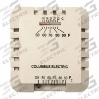 COLUMBUS ELECTRIC Gas Wall and Ceiling Heater Thermostat: 50° to 90°F, 750MV / 24V Volt (MPN P322016). Key specifications — Compatible Grainger Part Number: 36FK08; Thermostat Control Range: 50° to 90°F; Voltage: 750MV / 24V; Brand: COLUMBUS ELECTRIC.