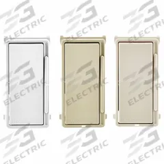 LEVITON Lighting Dimmer: Fluorescent/Incandescent/LED, 1-Pole, 3-Way, 120V AC, Decora Slide (MPN DSM10-1LZ). Key specifications — Brand: LEVITON; Lighting Technology: LED; Load Rating @ 120V AC: 1,000VA (MLV), 1,000W (Incandescent), 450W (CFL, LED); Neutral Required: No; Operating Voltage: 120V AC; Series: Decora Slide.