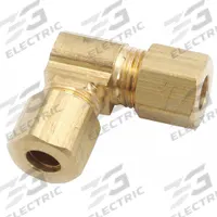 APPROVED VENDOR Compression Fitting Elbow: 5/8 in OD x 3/8 in OD Fitting Size, Brass (MPN 700085-1006). Key specifications — Brand: APPROVED VENDOR.