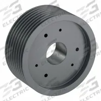 APPROVED VENDOR V-Belt Pulley: 5V1320, 8 Groove, 13.2 in OD, Bushed Bore, F, For 5V/5VX Belt Section (MPN 85V1320F). Key specifications — Pulley Industry Number: 5V1320; Pitch Diameter: 13.2 in (5V); For Belt Section (broad, with similar types): 5V or 5VX.