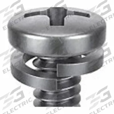 SEMS Screw: Split Lock, M6x1.00 Thread Size, 12 mm Lg, Stainless Steel, Passivated - Machine Screws with Split Lock Washers